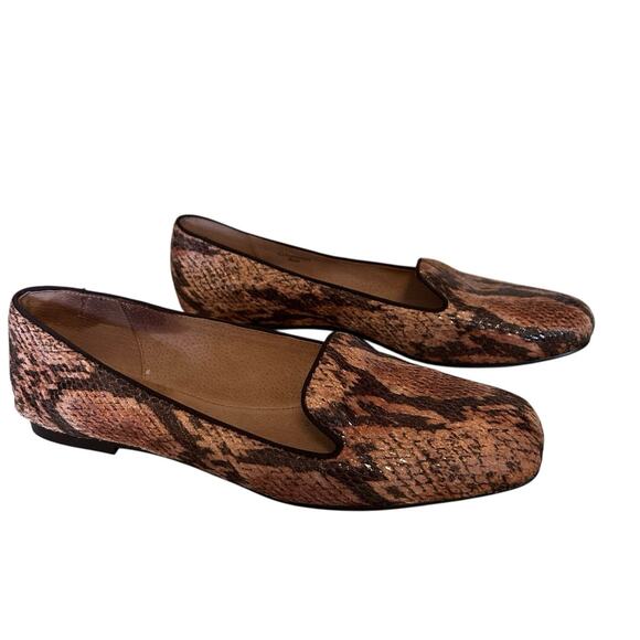 Tahari Women’s Clementine Snake Print Flats Loafers Shoes Size 8 1/2M - Picture 5 of 13